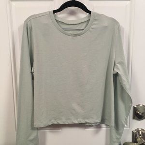 Wild Fable Long Sleeve Cropped T-shirt NWT Providence Blue Choose Size